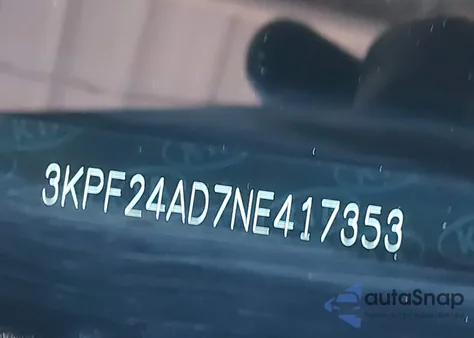 2022 Kia Forte Lxs from USA, damaged, VIN 3KPF24AD7NE417353